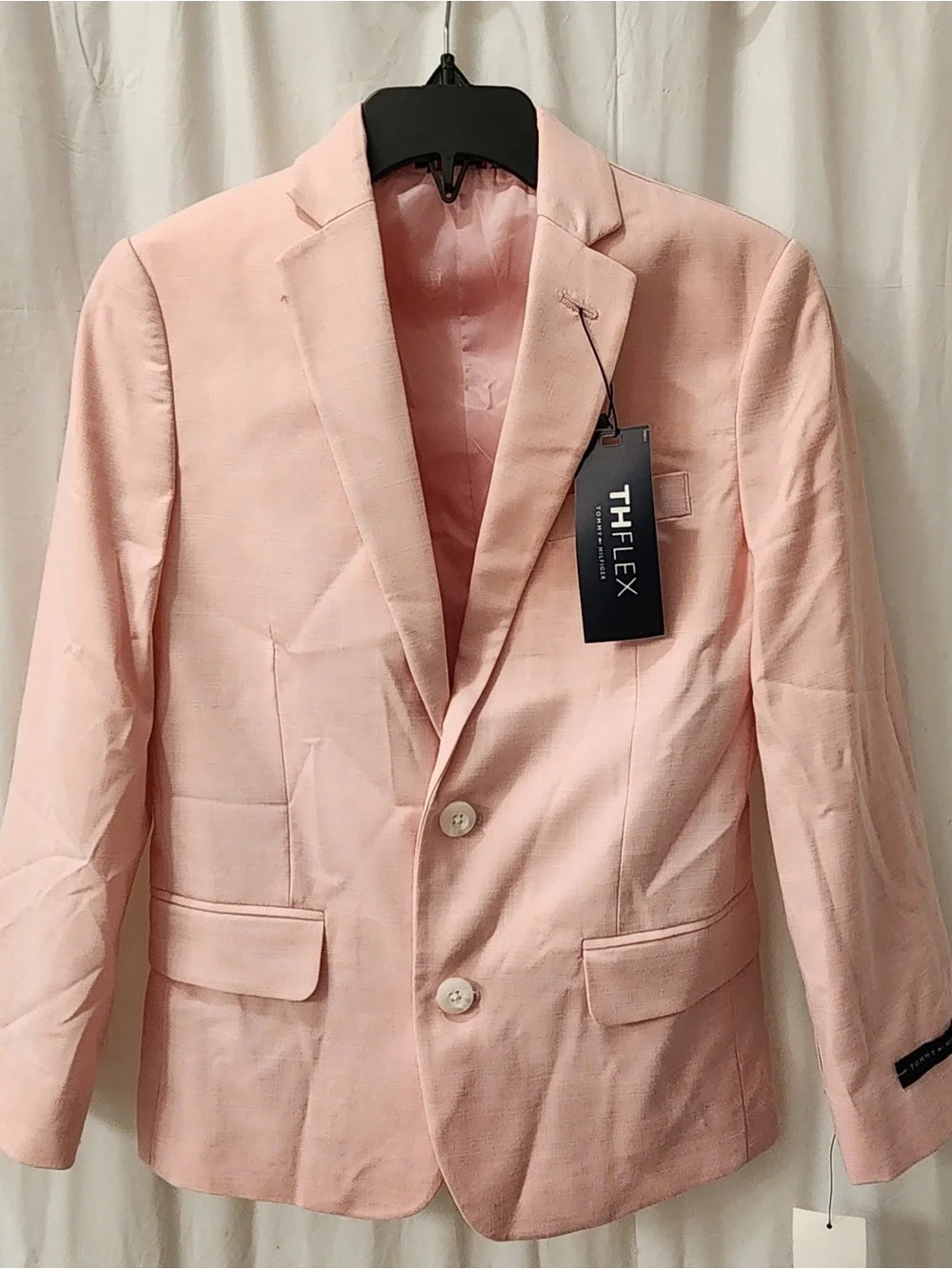 NWT Tommy Hilfiger Light Pink Sport Jacket Blazer Suit Jacket Wedding Formal